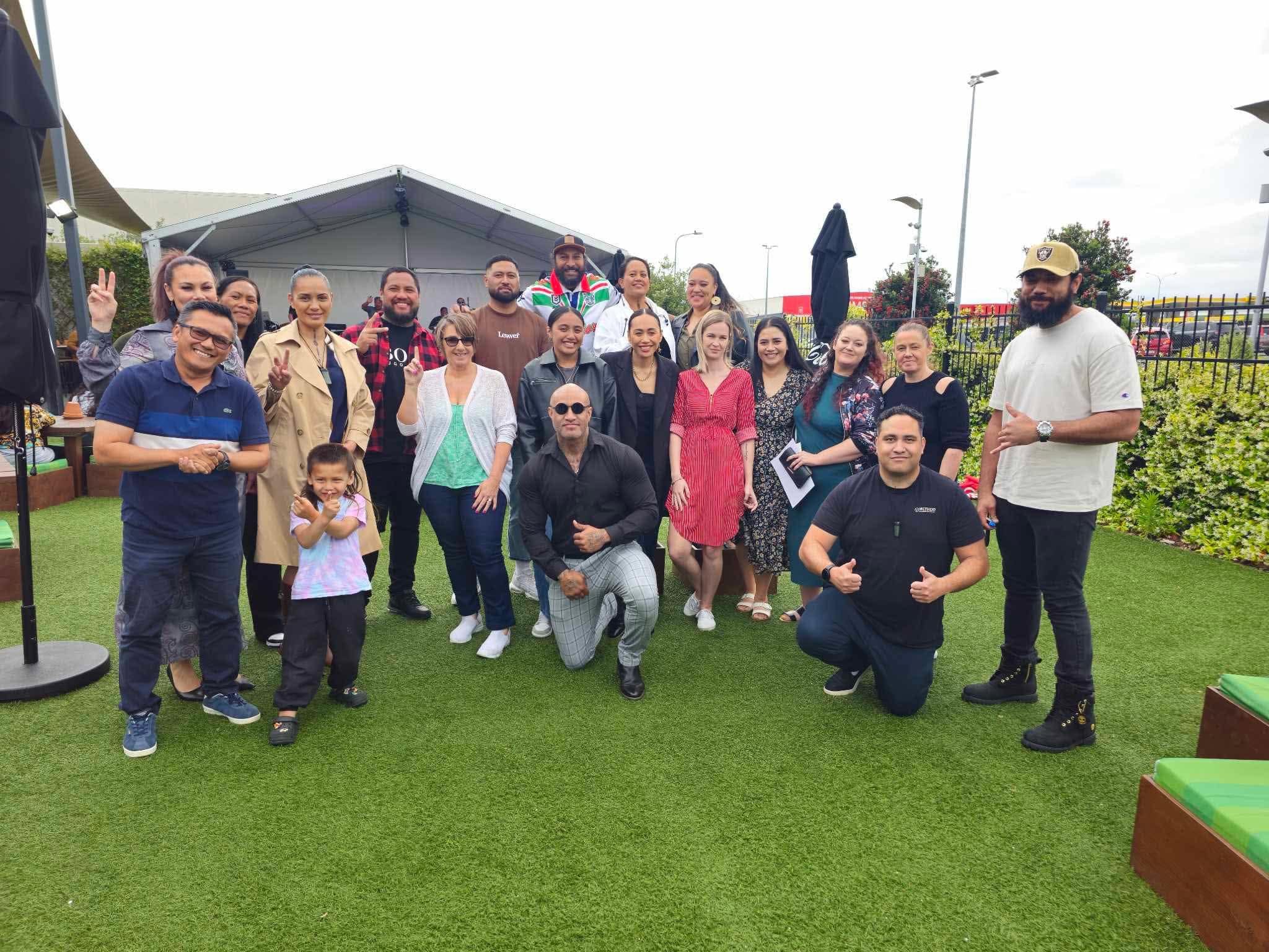 Puhinui Park residents at a community activity
